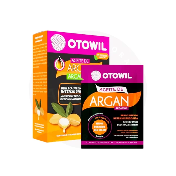 Aceite Capilar Sachet Otowil 9 cm³ – Nutrición y Brillo con Aceite de Argán