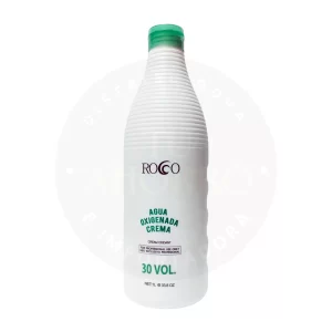 Agua Oxigenada 30 Vol Rocco 1 L – Decoloración y Aclarado Profesional