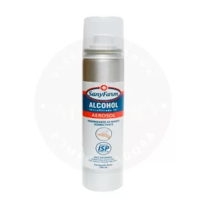 Alcohol Aerosol SanyFarm 100 ml – Antiséptico en Spray Práctico