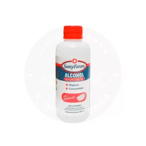 Alcohol con Dosificador SanyFarm 250 ml – Alcohol Líquido con Control de Dosis