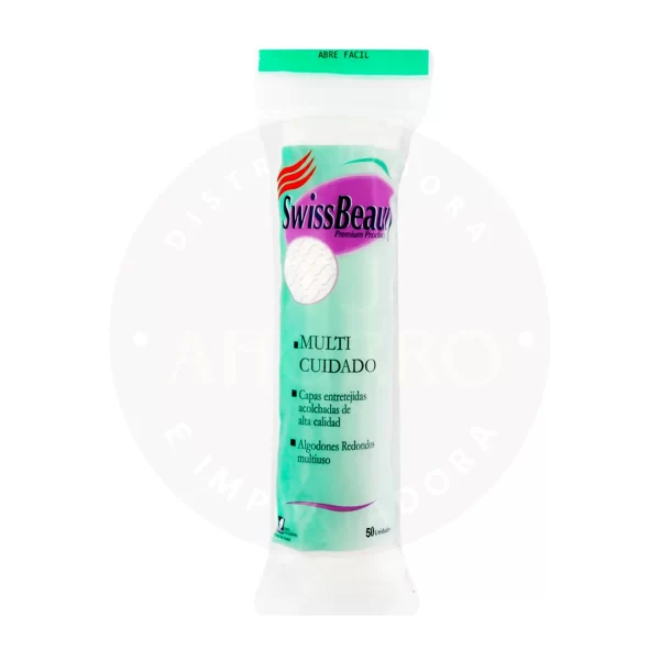Pétalos Multiusos Swiss Beauty 50 u – Algodones Suaves para el Rostro