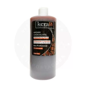 Alisante Líquido Keraliss 1000 ml - Argán Chocolate – Suavidad y Nutrición Intensa
