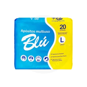 Apósitos Multiusos Post Parto Blú L 20 u – Protección Extra para Post Parto