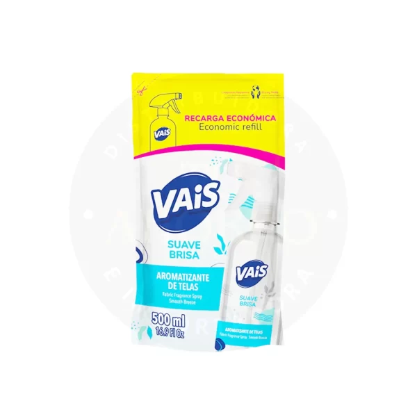 Aromatizante de Tela Vais 500 ml – Suave Brisa Fresca