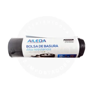 Bolsa de Basura Extra Grande Aileda 90x130 cm 11 u – Alta Capacidad