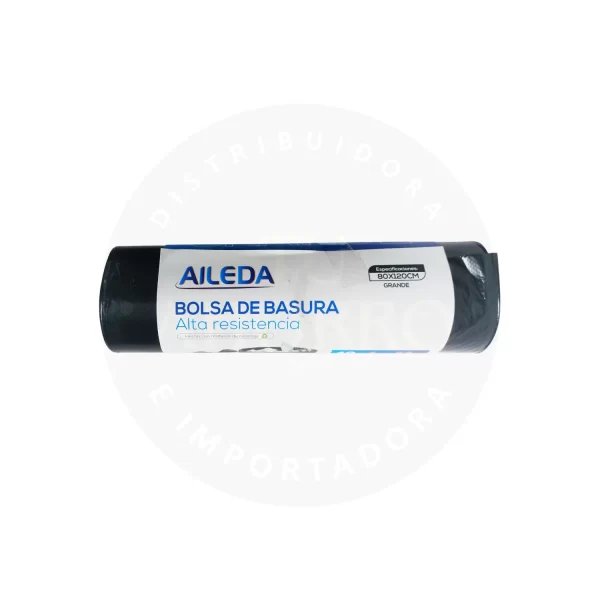 Bolsa de Basura Grande Aileda 80x120 cm 11 u – Resistente y Espaciosa
