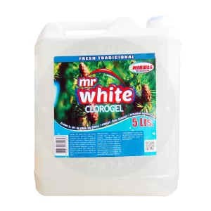 Cloro Gel Mr. White Nikoll 5 L – Tradicional y Eficaz