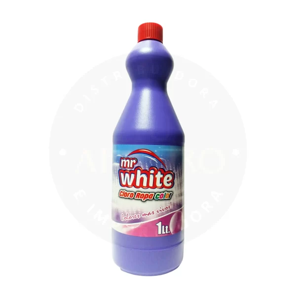 Cloro Ropa Color Mr White 1 L – Protección y Limpieza sin Decoloración
