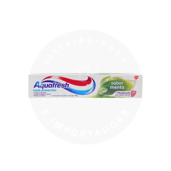 Pasta Dental AquaFresh 158 g – Protección Total y Frescura Duradera Menta