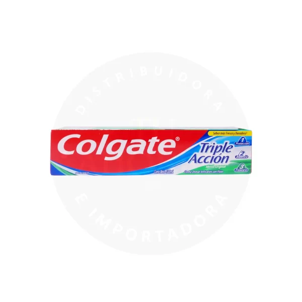 Pasta Dental Colgate Triple Acción 100 ml – Limpieza, Protección y Frescura