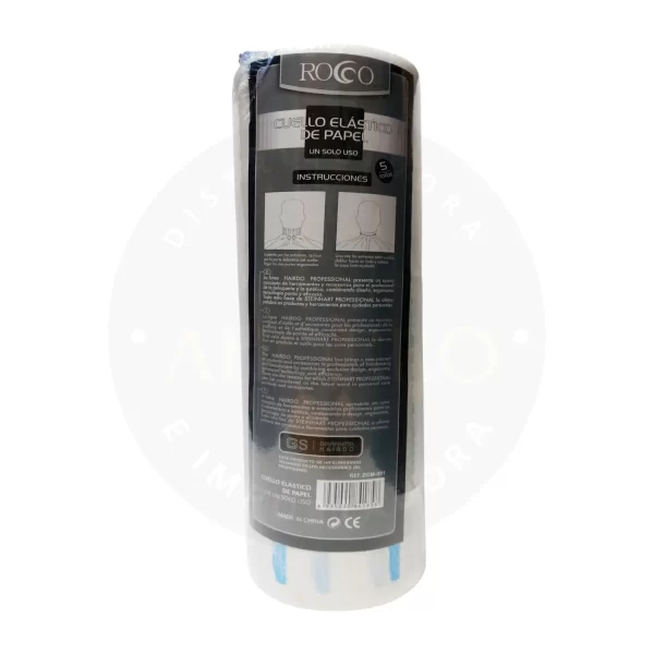 Cuello Elástico Desechable para Peluquería – 5 Rollos, Alta Calidad y Comodidad para Clientes