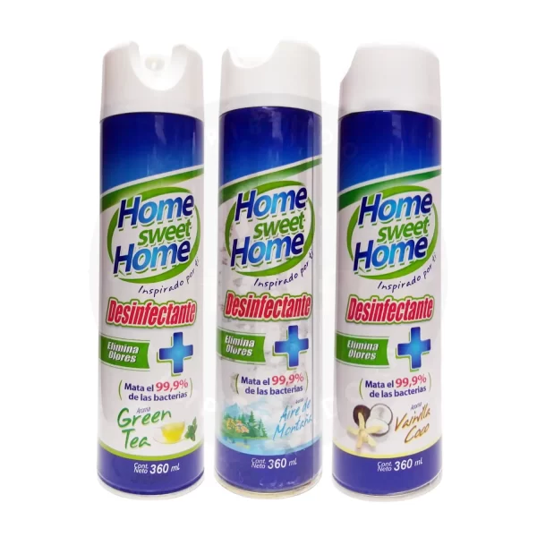 Desinfectante Home Sweet Home 360 ml – Protección Efectiva y Frescura para Hogares y Espacios