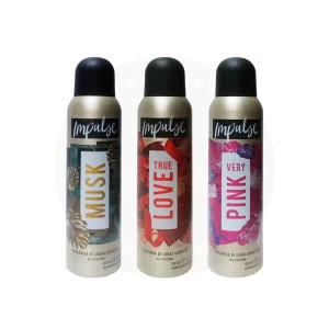 Desodorante Spray Impulse 150 ml – Toque Femenino con Aroma Sofisticado