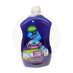 Detergente Líquido Be Winnex World 3 L – Frescura Lavanda para tus Prendas