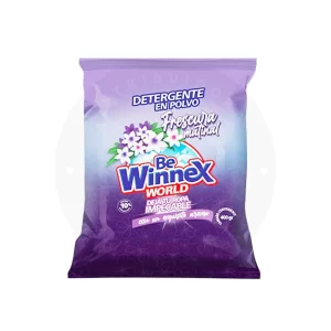 Detergente en Polvo Be Winnex 400 g – Frescura Matinal para tus Prendas
