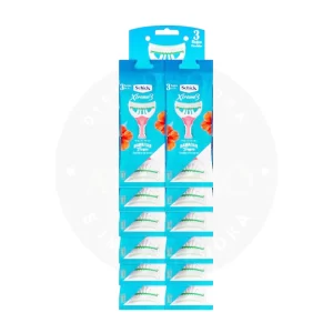 Display Afeitadoras Schick Xtreme3 12 u – Edición Hawaiian Tropic para Piel Exótica