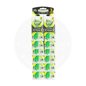 Display Afeitadoras Schick Xtreme3 12 u – Piel Sensible con Cuidado Avanzado