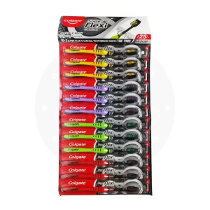 Display Cepillo Dental Colgate 12 u – Carbón Activo para Limpieza Profunda
