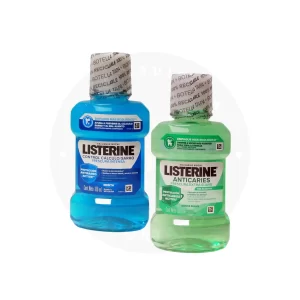 Enjuague Bucal Listerine 180 ml – Protección Antibacteriana en Formato Compacto