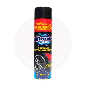 Espuma Autolimpiante Winnex Car 360 ml - Limpieza Rápida para tu Vehículo