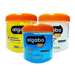 Gel Capilar Algabo 350 g – Fijación Natural y Aroma Agradable