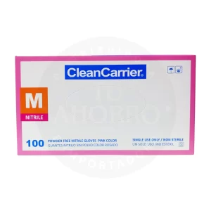 Guantes Latex CleanCarrier 100 u – Talla M, Protección y Sensibilidad