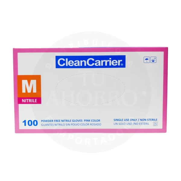 Guantes Latex CleanCarrier 100 u – Talla M, Protección y Sensibilidad