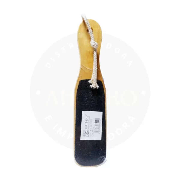 Lima de Pies Mango de Madera Xian Zhu – Exfoliación Natural y Efectiva