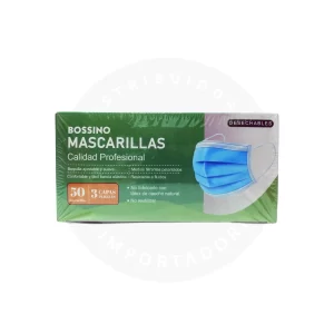 Mascarillas Desechables Bossino 50 u – Protección Efectiva y Comodidad Diaria