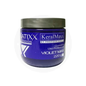 Matizador KeralMaxx 220 g - Violet Max – Neutralizador de Tonos Naranjas y Rojizos