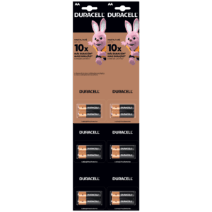 Pilas Duracell AAA Alcalinas Pack Display 12 Unidades – Máxima Duración y Rendimiento