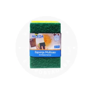 Pack Esponja Multiuso Aileda x2 – Versatilidad para Todo Tipo de Limpieza