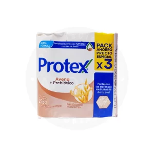 Pack Jabón de Baño Protex x3 255g – Higiene Profunda y Protección Antibacterial