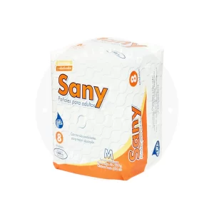 Pañales para Adultos Sany 8 u – Talla M, Control y Comodidad