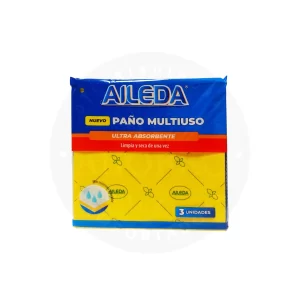 Paños Multiuso Ultra Absorbentes Aileda 3 u – Limpieza Eficiente