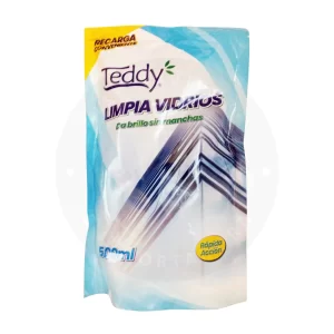 Repuesto Limpia Vidrios Teddy 500 ml – Brillo Profesional para Cristales del Hogar
