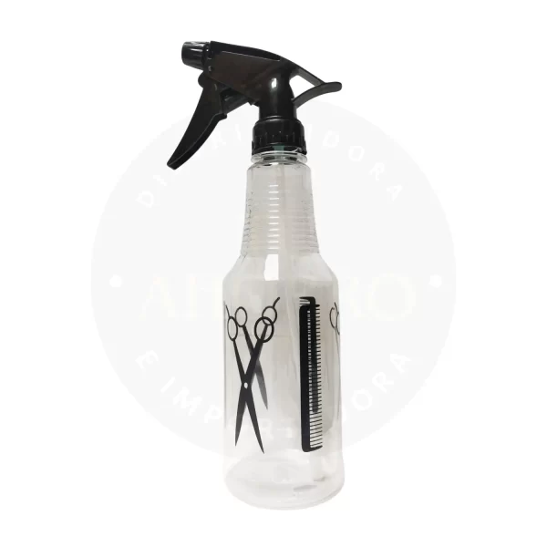 Rociador para Barbería Transparente Grande – Neblina Amplia y Consistente