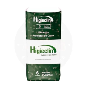 Sabanilla con Gel Higieclin 6 u – Protección Higiénica para Camillas y Superficies