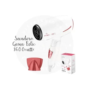 Secador de Pelo Gama Eolic Mini 1600 w – Compacto y Potente para Viajes o Uso Diario