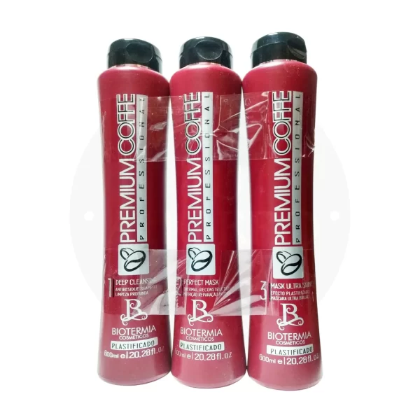 Set Alisador Premium Coffee Maxcare 600 ml – Efecto Liso Profesional para Cabello Largo o Abundante