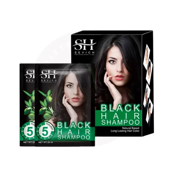 Shampoo Black Hair 25 ml – Fórmula Concentrada para Cuidado del Cabello Oscuro
