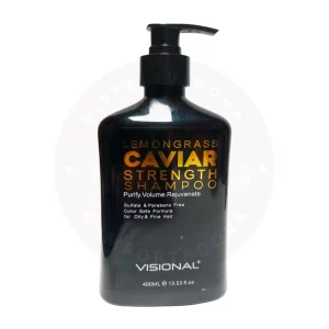 Shampoo Caviar Visional 400 ml – Nutrición Profunda para Cabello Seco y Dañado