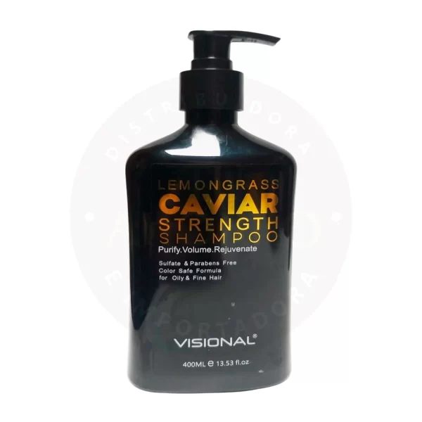 Shampoo Caviar Visional 400 ml – Nutrición Profunda para Cabello Seco y Dañado