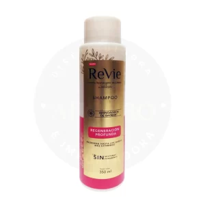 Shampoo Revie 350 ml – Regeneración Profunda para Cabello Dañado y Frágil