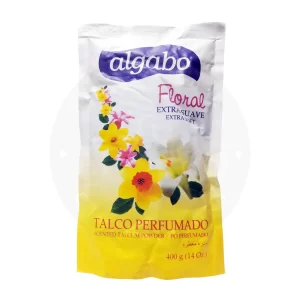 Talco Perfumado Algabo 400 g – Cuidado Floral Prolongado para la Piel