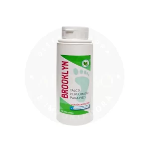Talco Perfumado Brooklyn 100 g – Frescura y Suavidad con Aroma Clásico