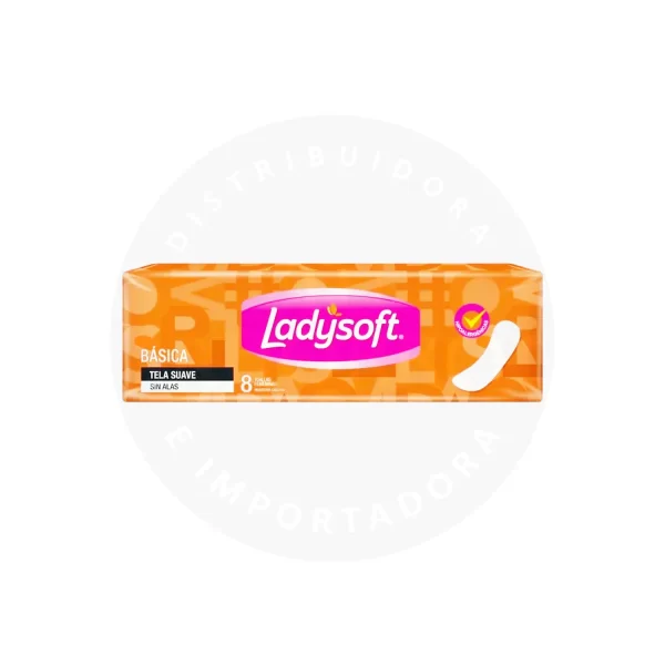 Toalla Higiénica Básica Ladysoft 8 u – Protección Diaria Confortable
