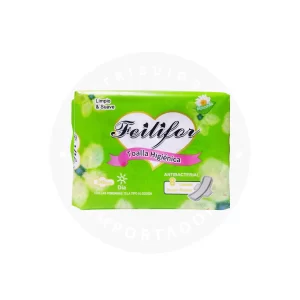 Toalla Higiénica Día Feilifor 8 u – Protección y Frescura para Uso Diario