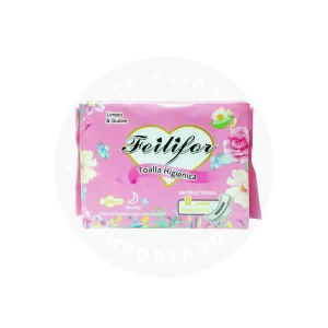 Toalla Higiénica Noche con Gel Feilifor 8 u – Protección Extra para Uso Nocturno