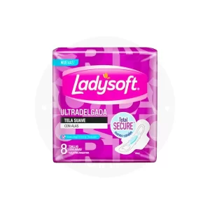 Toallas Femeninas Ultradelgada Ladysoft 8 u – Máxima Comodidad con Diseño Invisible